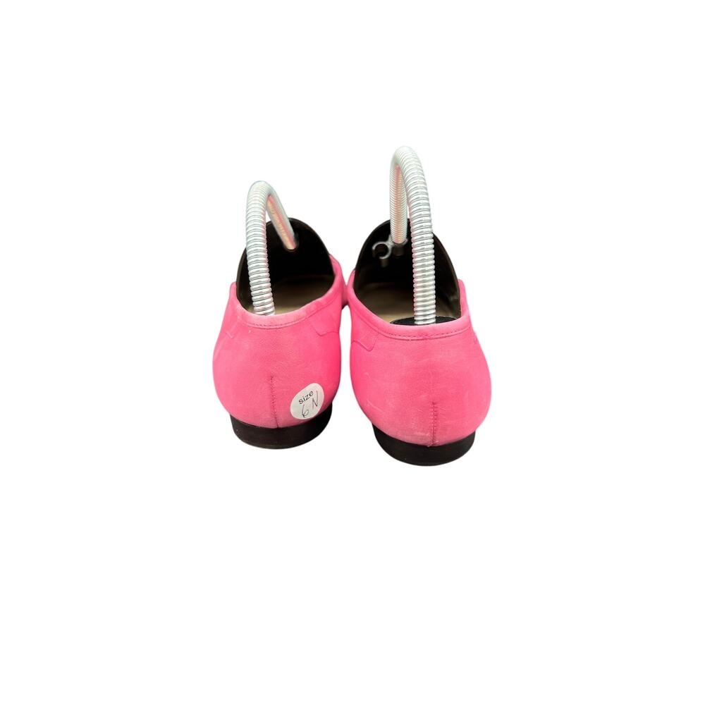 💗Enzo Angiolini Sz 8N Pink Loafers Slip-On Flats Minimalist Chic Y2K Workwear - Picture 5 of 9